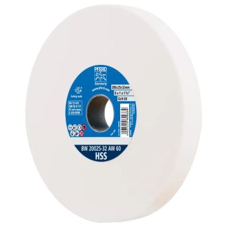 PFERD 200x25mm A60 Bench Grinding Wheel for Sharpening HSS Pilot Drills