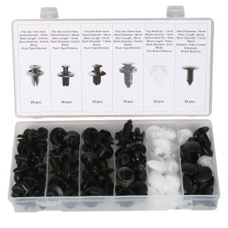 MAC AFRIC 100pce Shield Push Type Retainer Set