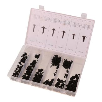 MAC AFRIC 210 pce Black Trim Screw Assortment