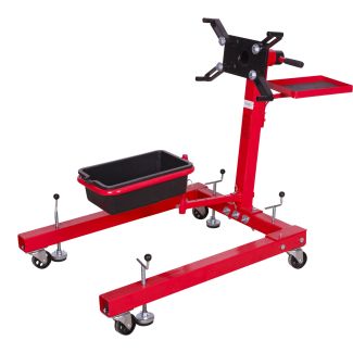 MAC AFRIC 550 kg Engine Stand With Oil Pan & Parts Tray