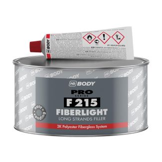 HB BODY F 215 Fiberlight Fiberglass Long Strands Filler, Transparent, 1 ltr