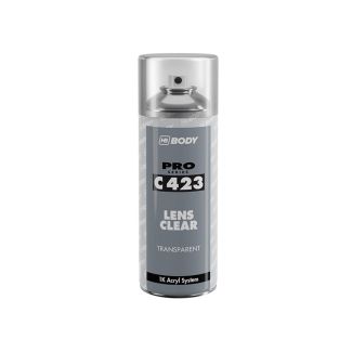 HB BODY Lens Clear Headlight Restoration Spray, Transparent, 400ml Aerosol