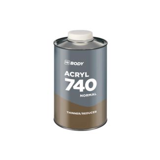 HB BODY Body 740 NORMAL Acrylic Thinner (Reducer), Transparent