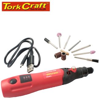 TORK CRAFT Mini Rechargeable Cordless Grinder (3.7 V)