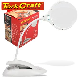 TORK CRAFT Rechargeable Magnifying USB Desk Lamp
