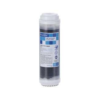Media Filter Cartridge 9 7/8", Blockfree Filter, Iodine Rating 1000, White Cap (M11-GT-WN)