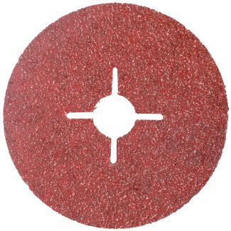 TORK CRAFT Fibre Discs (for angle grinders with backing pad) - 115 mm x 24 Grit