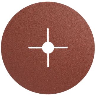 TORK CRAFT Fibre Discs (for angle grinders with backing pad) - 180 mm x 16 Grit