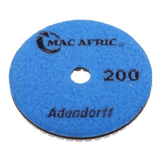 MAC AFRIC 4"3 mm 200# Resin Polishing Pad Dry Concrete