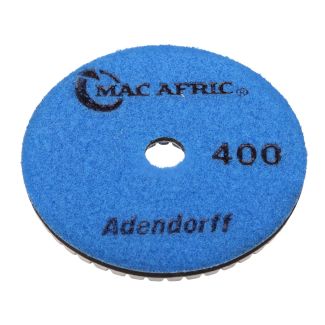 MAC AFRIC 4"3mm 400# Resin Polishing Pad Dry Concrete