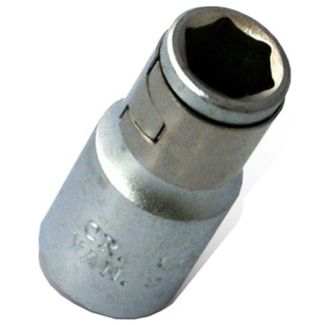 TORK CRAFT Socket Adaptor Coupler 1/4" IN F SQ x 1/4" IN F Hex