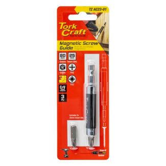 TORK CRAFT 80mm Magnetic Screw Guide 1/4" Hex