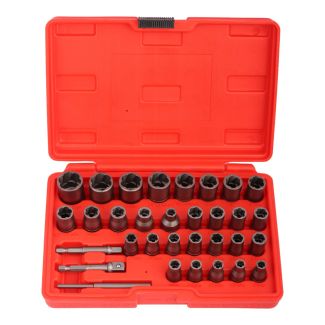 32 Piece Nut and Bolt Extractor Socket Set 
