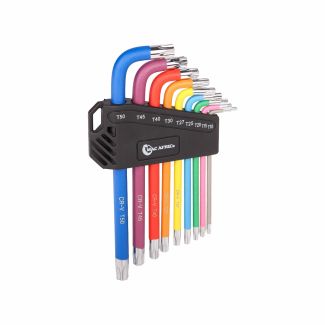 MAC AFRIC 9PCS Colour Long Torx Hex Wrench CRV