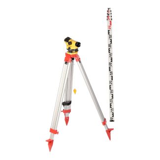 South Altas Level Kit - Level + Tripod + Staff (Dumpy Level)