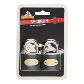 MACKIE 40 MM Iron Padlock (2 Locks)