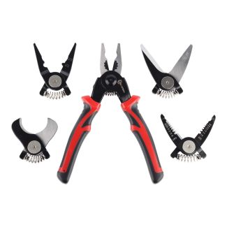 MAC AFRIC 5-in-1 Multifunctional Pliers Tool Kit with Interchangeable Heads