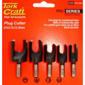 MAC-AFRIC 5 PCS Plug Cutter Set