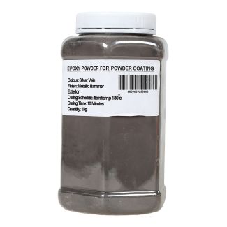 MAC AFRIC 1 KG Bottle Epoxy Powder - Silver Vein