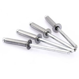 MAC AFRIC Aluminium Rivets Packets of 100 - 4.8 x 18 mm