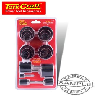 TORK CRAFT 25pce Drum Sander Kit (15-50mm)