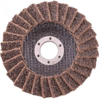 TORK CRAFT Flap Disc Non Woven 115mmx22mm  - Coarse Yellow