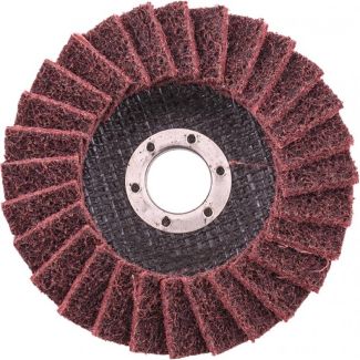 TORK CRAFT Flap Disc Non Woven 115mmx22mm - Medium Red