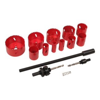 MAC AFRIC 15 PCS Bi-Metal Hole Saw Kit