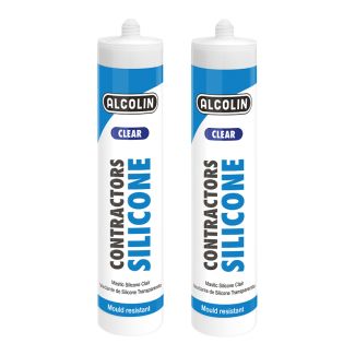 ALCOLIN Contractors Silicone - Clear Silicon 260ml