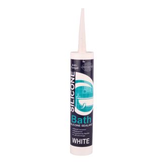 280ml White Silicone Bath