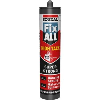 290ml Soudal White Fix All High Tack