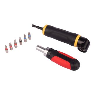 1/4" 90° Angle Driver Set 6Pce Bits