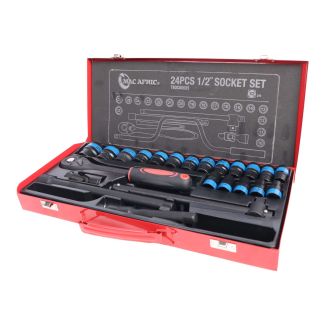 MAC AFRIC 25-Piece 1/2" Drive Phosphate Finish Socket Set