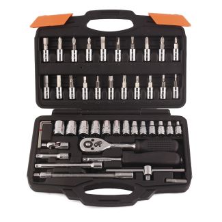 MAC AFRIC 46 PCS 1/4" IN CR-V Socket Set