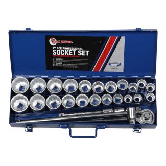 MAC AFRIC 3/4" IN Drive 27 PCS Imperial & Metric Heavy Duty Socket Set