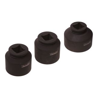 MAC AFRIC 1 - 1/2" Drive 3 pce Set of Impact Sockets - 75 / 80 / 90