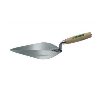 LASHER Brick Trowel with Wood Handle (250 MM)
