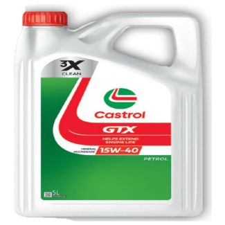 Castrol GTX 10W-40 A3/B4 Engine Oil (5L)