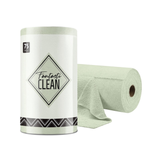 Microfiber Tear-Away Towels 75pc Mint Green