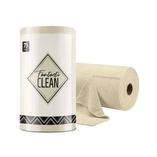 Microfiber Tear-Away Towels 75pc Beige