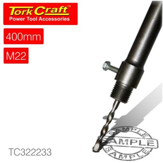 TORK CRAFT Adaptor for SDS Hollow Core Bits - 400mm x m22