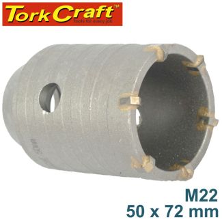 TORK CRAFT Hollow Core TCT Bits - M22- 50mm x 72mm