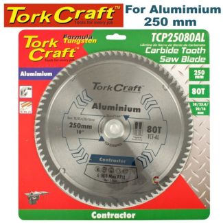 TORK CRAFT Aluminium Contractors Blade - 250 x 80T TCG