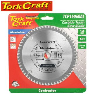 TORK CRAFT Aluminium Contractors Blade - 160 x 60T 20/16