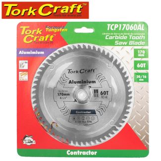 TORK CRAFT Aluminium Contractors Blade  - 210 x 60T 30/16