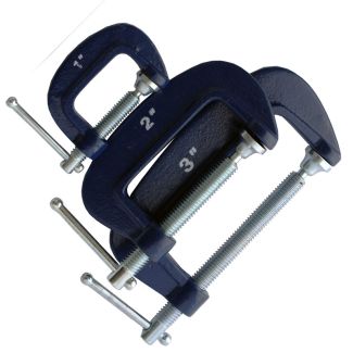 TORK CRAFT 3 PCS G-Clamp Set (25 - 75 MM)