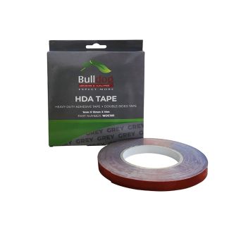 BULLDOG TAPES HDA (Heavy Duty Adhesive)  Double-sided Tape, 1mmx12mmx10m