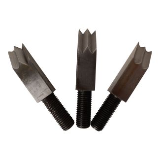 MAC AFRIC 3-Piece Pointed Profile Set for Hand Chamfer Planer Tool