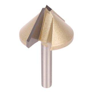 MAC AFRIC 90° V Grooving Bit 1/4 x 1-1/4 x 3/4 Inch Router Bit