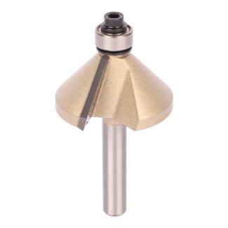 MAC AFRIC 45Â° Chamfer Bit 1/4 x 1 x 1/2 Inch Router Bit